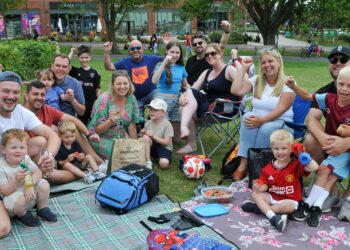 The Wokingham Theatre in the Park was held in Elms Field on Saturday.

Wokingham Council staff, family and friends.