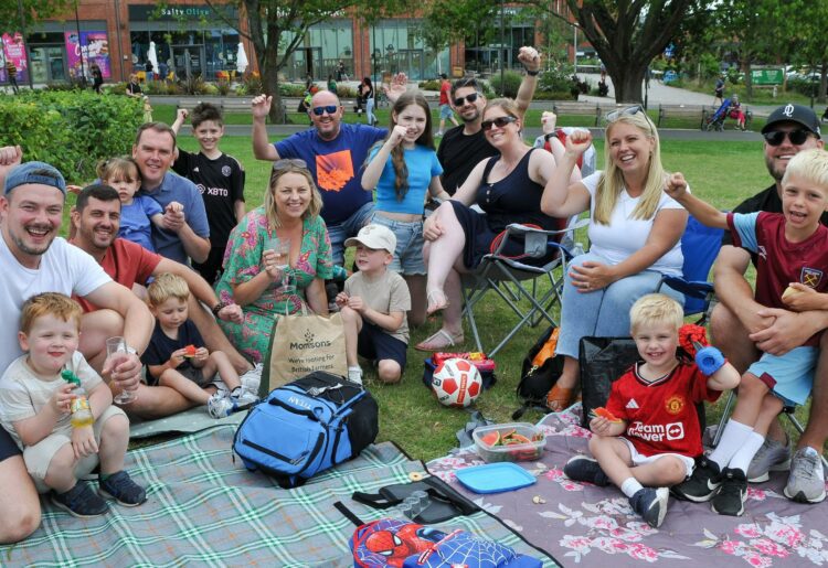 The Wokingham Theatre in the Park was held in Elms Field on Saturday.
Wokingham Council staff, family and friends.