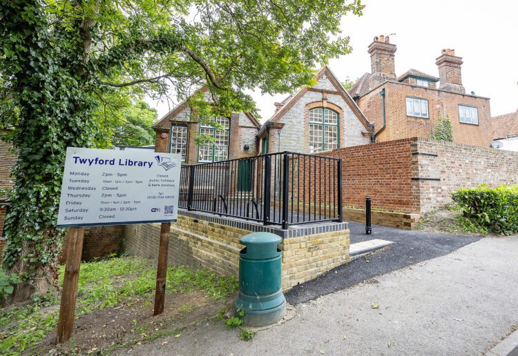 The new library in Twyford. Pic: Stewart Turkington.