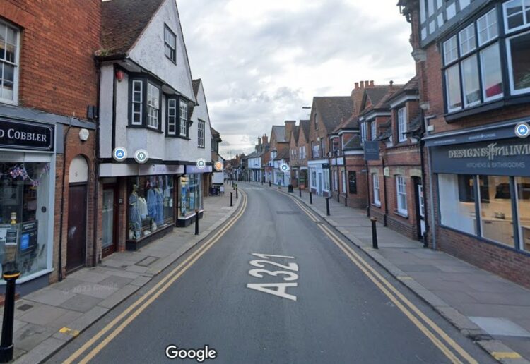 The location of the leak in Cenmark Street. Pic: Google.