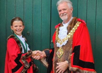 Celia has been appointed as the mini-mayor for Wokingham. Pic: Wokingham Town Council.