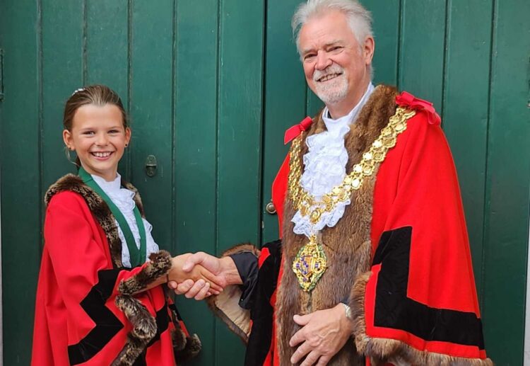 Celia has been appointed as the mini-mayor for Wokingham. Pic: Wokingham Town Council.