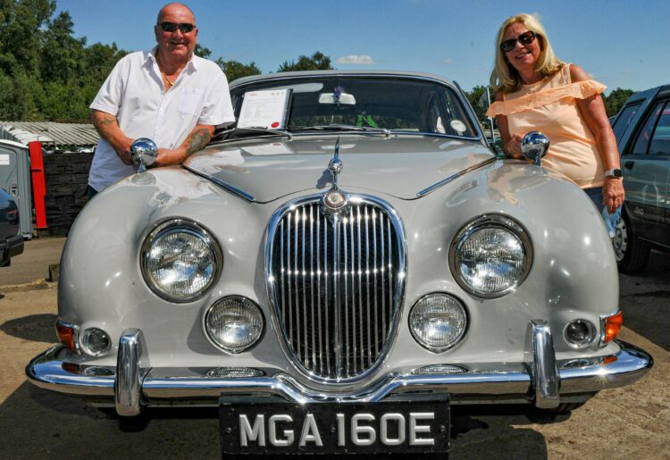 The Charity Classic Car Motor on Sunday. Graham & Kathy Field.