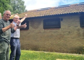 Following repairs, the Crowthorne & Wokingham Without Men?s Shed now has a weatherproof building where the 35 member strong hub provides men with a social space to make friends, learn new skills and share their experiences and concerns. Picture: Crowthorne & Wokingham Without Men's Shed