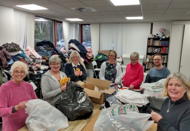 Volunteers at The Cowshed. Credit: LDRS..