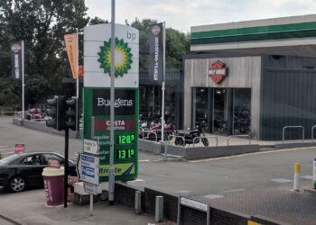 The dealership (left) on Wokingham Road.