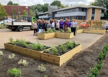 A new wellness garden in the grounds of Wokingham charity The Cowshed will provide a place of calm and sanctuary for its volunteers and clients. Picture: The Cowshed