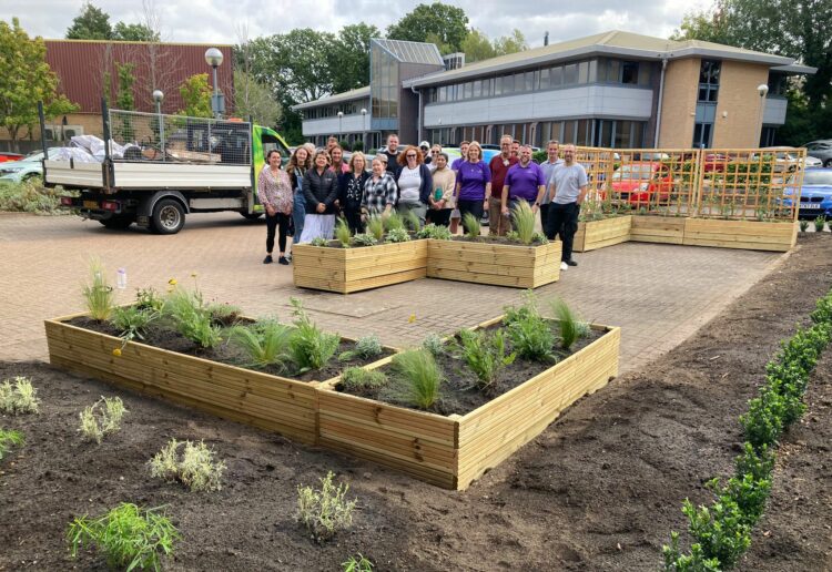 A new wellness garden in the grounds of Wokingham charity The Cowshed will provide a place of calm and sanctuary for its volunteers and clients. Picture: The Cowshed