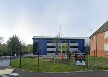 The logistics hub called GEM:Reading at Danehill in Lower Earley. The hub replaces the Autotrader and Hartman House buildings that previously occupied the site. Credit: Google Maps.