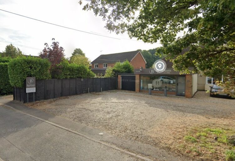 The site on Barkham Road. Pic: Google.