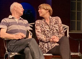 Entertaining Angels, at Wokingham Theatre, is funny, poignant, and has been staged with more than a splash of genius. Picture: Emma Merchant