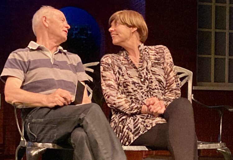 Entertaining Angels, at Wokingham Theatre, is funny, poignant, and has been staged with more than a splash of genius. Picture: Emma Merchant