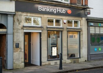 A banking hub in Yorkshire. Pic: Murray Scott/Link.