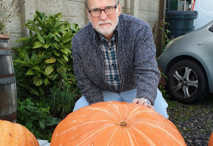 Tony Miller's monster squash was the largest, with a circumference of 180cm. PIcture: WHA