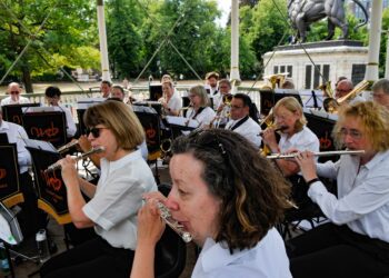 The Woodley Concert Band will perform their 50th Anniversary Concert on Saturday, October 9. Picture: