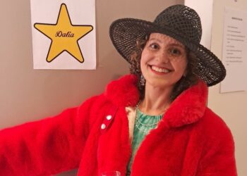 Dalia Ismail, modelled at a fashion show for My Cancer My Choices. Picture: Kelly Dowling