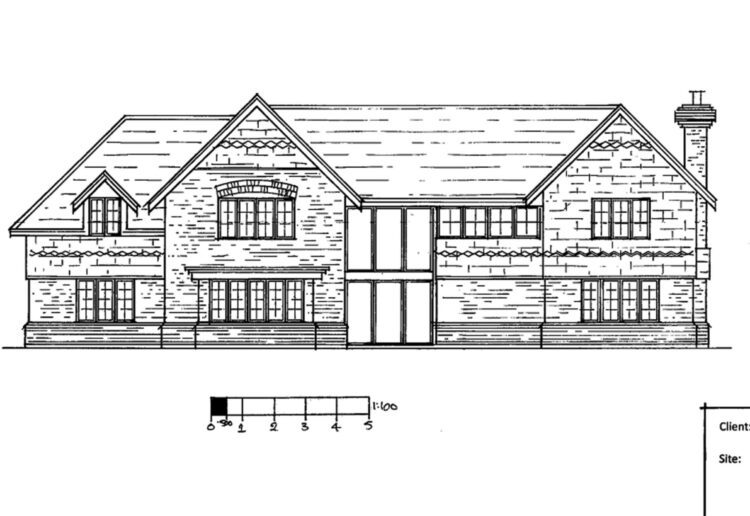 Plans for the house in Charvil. Pic: WBC.