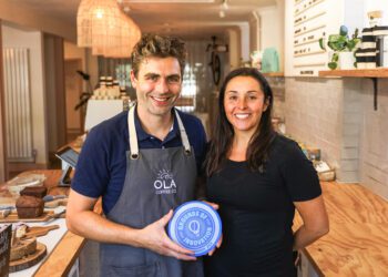 Owners Martin and Stacey.