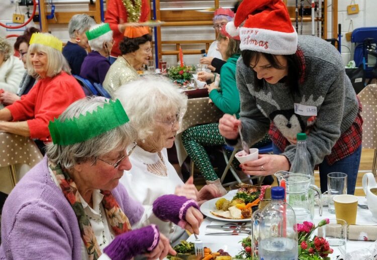 Link Visiting Scheme Christmas Day lunch. Pic: Andrew Batt.