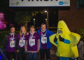 a wonderful way to celebrate the people you love who have died, says Sophie Colwill, (second left). PIcture: Sue Ryder