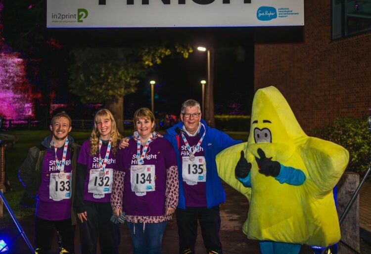 a wonderful way to celebrate the people you love who have died, says Sophie Colwill, (second left). PIcture: Sue Ryder