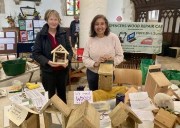 Around 200 people attended an Earth Fayre at All Saints Church, Wokingham at the weekend to hear about eco initiatives in the borough. Picture: Emma Merchant