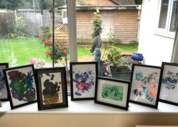 Visitors to Wild Acres Care Home in Finchampstead can enjoy an exhibition of artwork created by the residents. Picture: Wild Acres Care Home