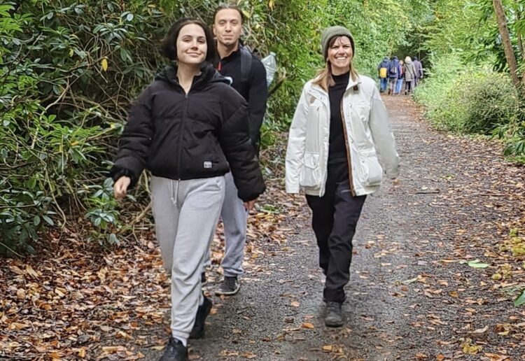 Some walkers also took the opportunity to raise funds for their favourite charities. Pic: David Dunham.