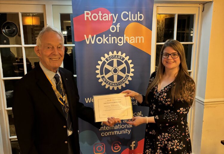 Club president Nick Campbell-White welcomes SD Studios - Design & Digital Ltd as its third corporate member. Picture: Wokingham Lions Club