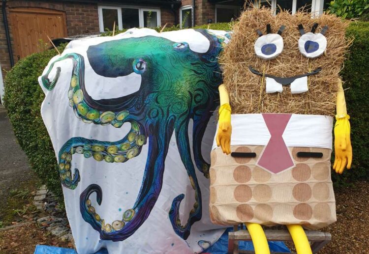 Last year 60 scarecrows turned up in Twyford during the half-term holiday. This year organisers say there will be even more. Picture: Twyford Scarecrow Trail