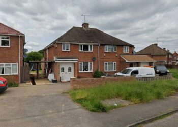 The property in Milestone Crescent.. Pic: Google.