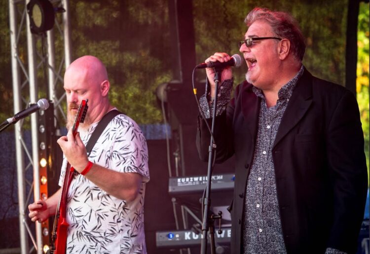 Martin Wilson and Steve Anderson from The Room, who both appear on the track by Frant1c Picture: Andrew Merritt