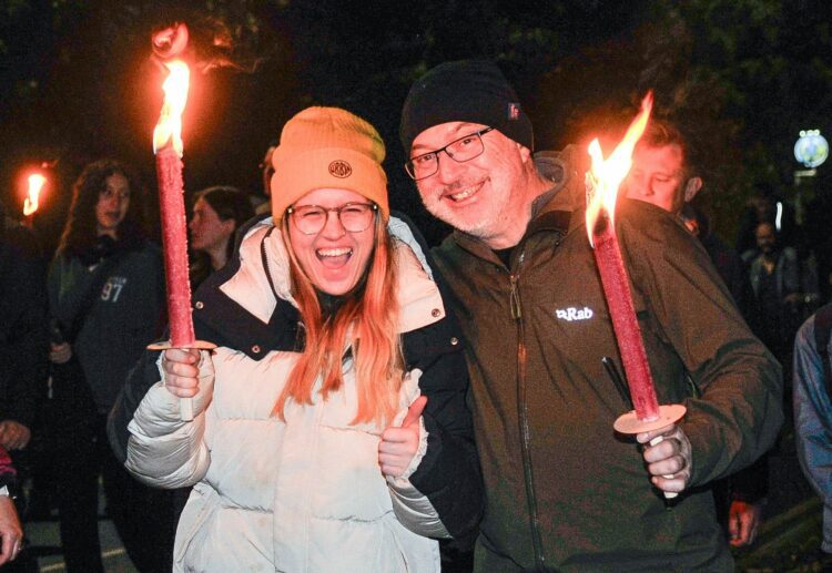 Wokingham Firework Procession and Display. Picture: Steve Smyth