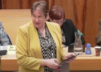 Cllr Imogen Shepherd-Dubey giving her budget speech in the council chamber Picture: Wokingham Lib Dems