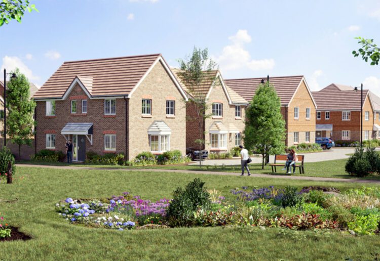 An impression of the planned homes. Pic: WBC.