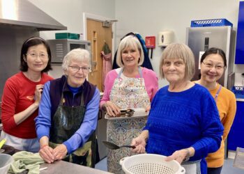 Friday Lunch Club at The Cornerstone, Norreys, takes place on the first Friday of the month. All over 60s are welcome. PIcture: Emma Merchant
