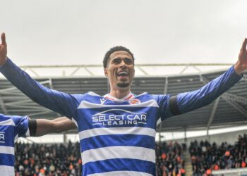 Reading v BlackpoolReading's second goal celebrations.