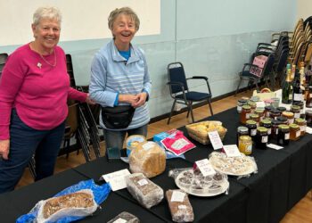 Wokingham Town Council Mayor C llr Rob Comber opened St Paul's Church Autumn Bazaar on Saturday. Picture: David Ruddock