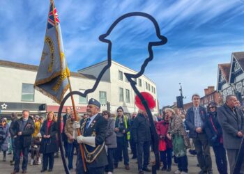 Wokingham remembers. Pic: Andrew Batt.