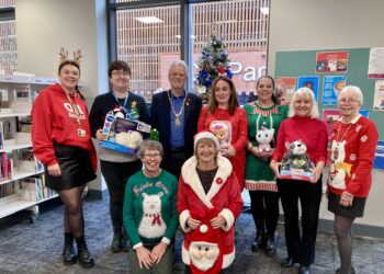 This year's Giving Tree campaign is off to an 'amazing' start, thanks to generous borough shoppers. Representatives of participating charities at the scheme's launch this year. Picture: Emma Merchant