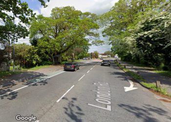 London Road is one road that will see a new 30mph limit: Pic: Google.