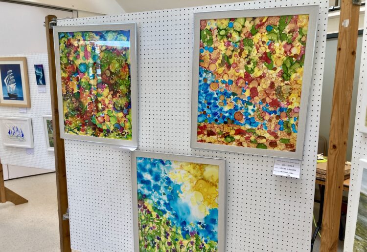The Woodley and Earley Arts Group filled a gallery at the Oakwood Centre with paintings at their Autumn Art Exhibition. Picture: Emma Merchant