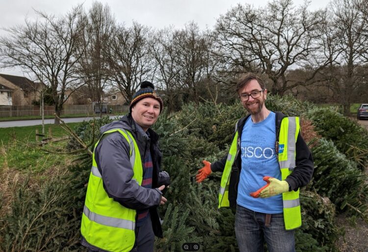 Volunteers from Sue Ryder will collect Berkshire residents' Christmas trees in January if they sign up soon. Picture: Sue Ryder