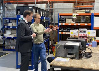 Tom Hayes MP, the government?s national mission champion for energy, was in Wokingham.