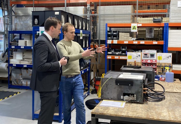 Tom Hayes MP, the government?s national mission champion for energy, was in Wokingham.