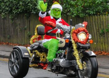 The Annual Reading Toy Run arrives in Wokingham on Sunday afternoon. Picture: Steve Smyth