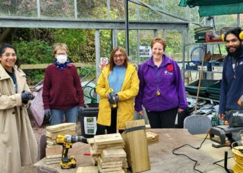Spencers Wood Repair Cafe volunteers will be able to run their bird box workshops more easily thanks to new premises. PIcture: Spencers Wood Repair Cafe