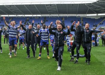 Reading's Final Match Lap of Honour