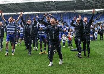 Reading's Final Match Lap of Honour