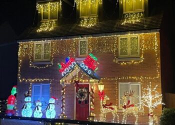Families can take a walking tour of decorated houses in Spencers Wood, Three Mile Cross, and Shinfield, to support Sebastion's Action Trust. Picture: WBC